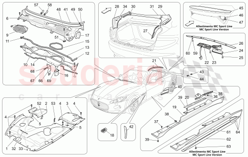 Part Diagram for Maserati 68265400