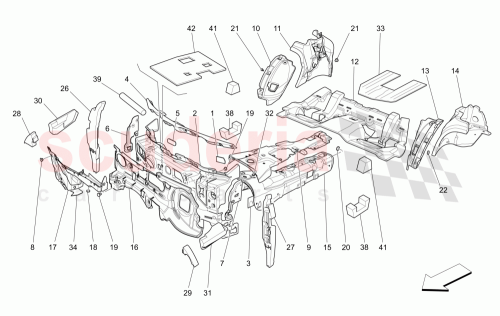 Part Diagram for Maserati 670105244