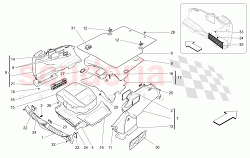 Part Diagram for Maserati 670040430