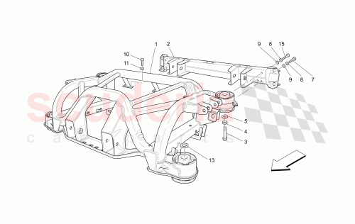 Part Diagram for Maserati 249517