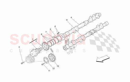 Part Diagram for Maserati 205348