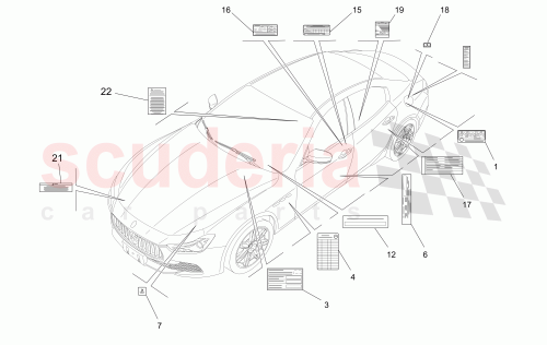 Part Diagram for Maserati 670009494