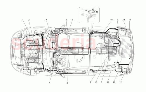 Part Diagram for Maserati 195842