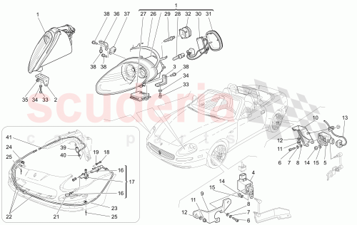 Part Diagram for Maserati 186731004