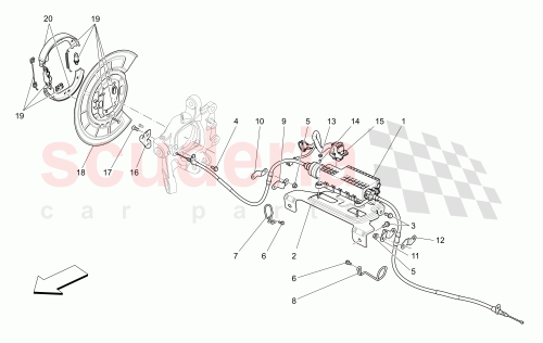 Part Diagram for Maserati 670007516