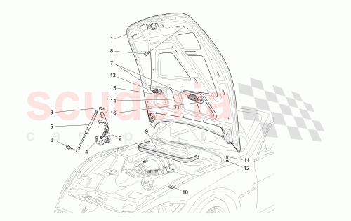 Part Diagram for Maserati 83969800