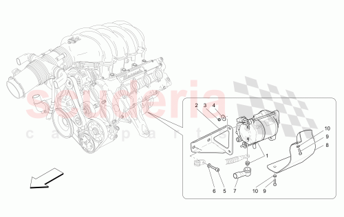 Part Diagram for Maserati 203138