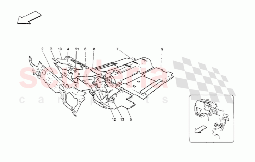 Part Diagram for Maserati 193886