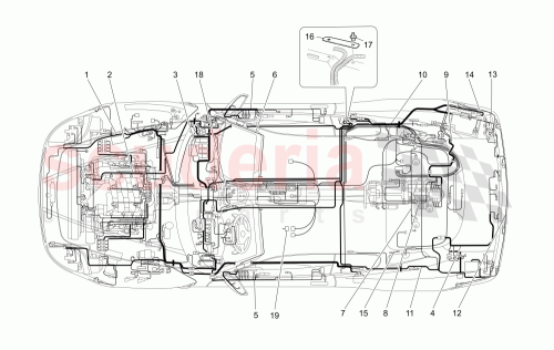 Part Diagram for Maserati 222151