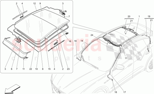 Part Diagram for Maserati 673004630