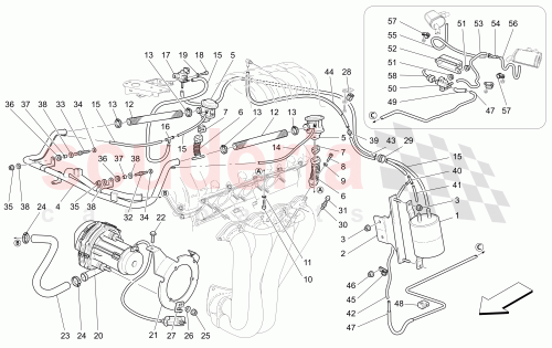 Part Diagram for Maserati 253896