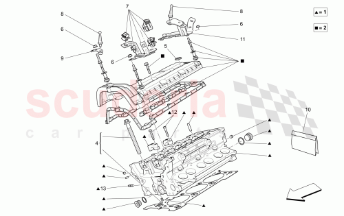 Part Diagram for Maserati 673001154