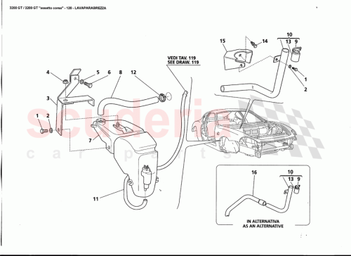 Part Diagram for Maserati 384000318