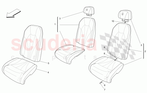 Part Diagram for Maserati 959724100