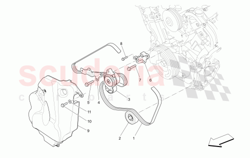 Part Diagram for Maserati 670009058