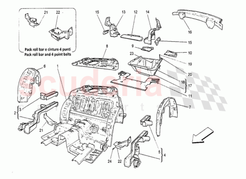 Part Diagram for Maserati 14446521
