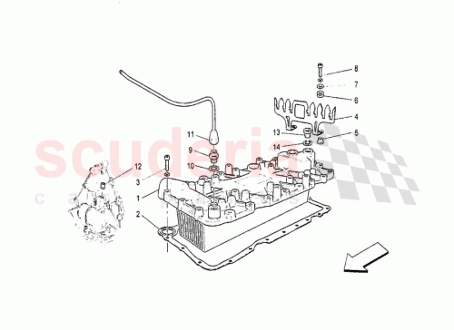 Part Diagram for Maserati 225828