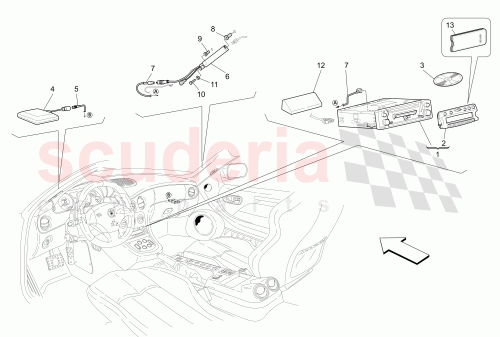 Part Diagram for Maserati 68676600