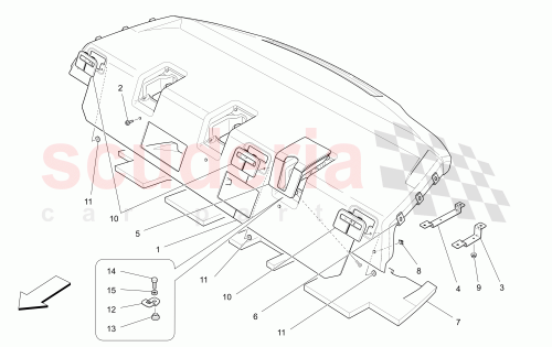 Part Diagram for Maserati 673001076