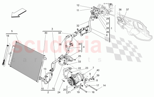 Part Diagram for Maserati 670038665