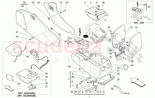 Part Diagram for Maserati 67696609