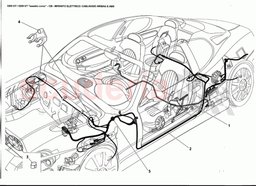 Part Diagram for Maserati 383800106