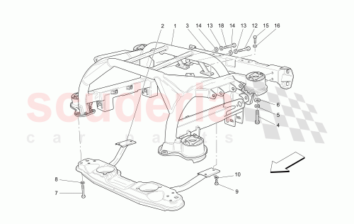 Part Diagram for Maserati 980139808