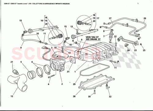 Part Diagram for Maserati 585063020