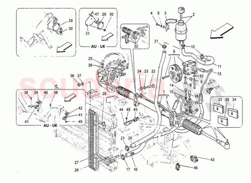 Part Diagram for Maserati 237283