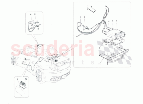 Part Diagram for Maserati 68199300