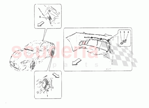Part Diagram for Maserati 214561