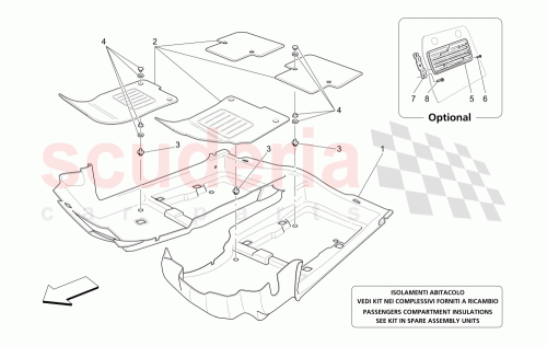 Part Diagram for Maserati 67400412