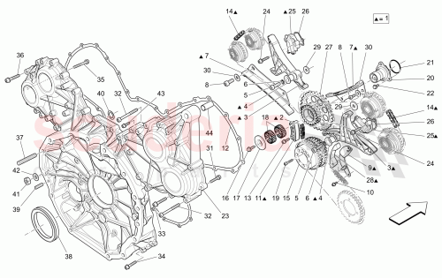 Part Diagram for Maserati 288341