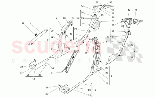 Part Diagram for Maserati 670041765