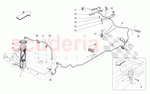 Part Diagram for Maserati 260671