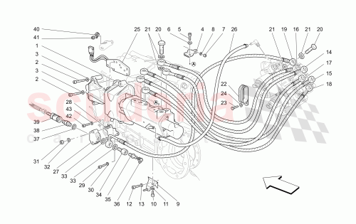 Part Diagram for Maserati 225148