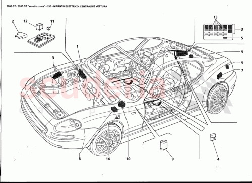 Part Diagram for Maserati 383100150