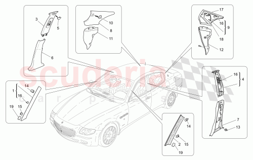 Part Diagram for Maserati 67311600