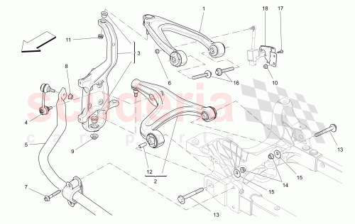 Part Diagram for Maserati 670107802