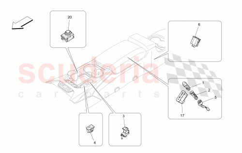 Part Diagram for Maserati 350591