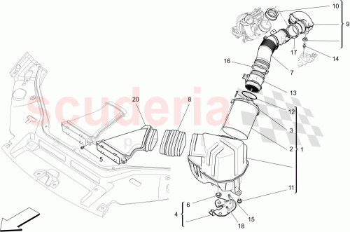 Part Diagram for Maserati 670033791