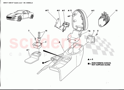 Part Diagram for Maserati 388300602