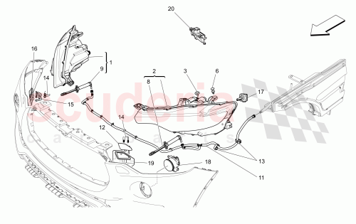 Part Diagram for Maserati 670037330