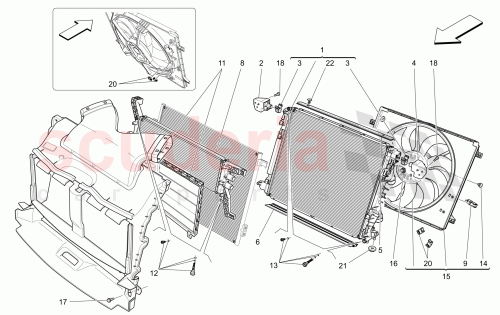 Part Diagram for Maserati 670038330