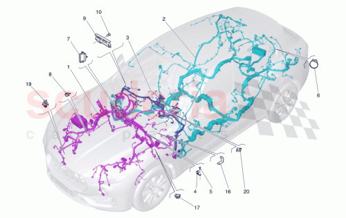 Part Diagram for Maserati 670153875