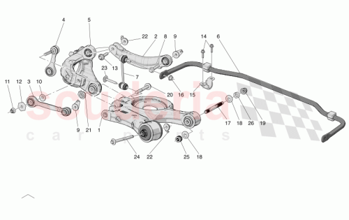 Part Diagram for Maserati 675001560