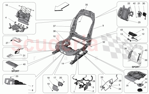 Part Diagram for Maserati 673016742