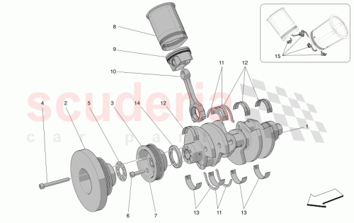 Part Diagram for Maserati 670053487