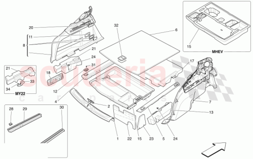 Part Diagram for Maserati 670149820
