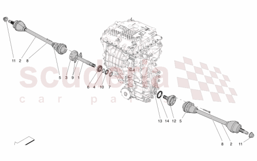Part Diagram for Maserati 673011597